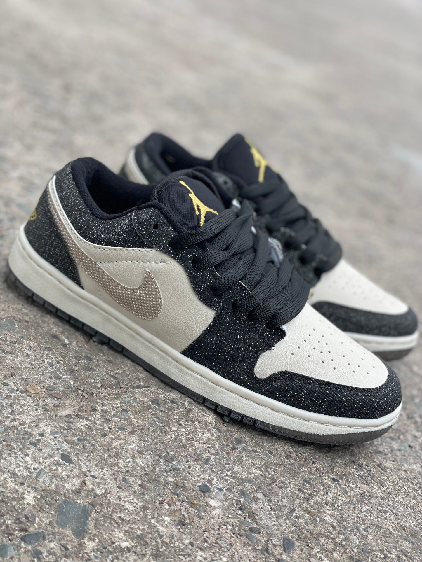 JORDAN GLITTER NEGRA