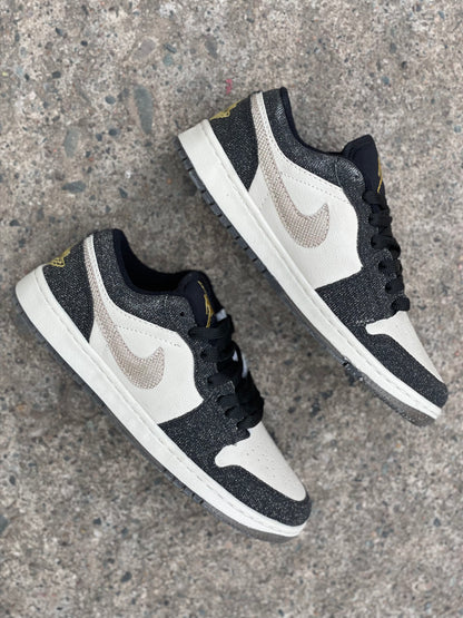 JORDAN GLITTER NEGRA